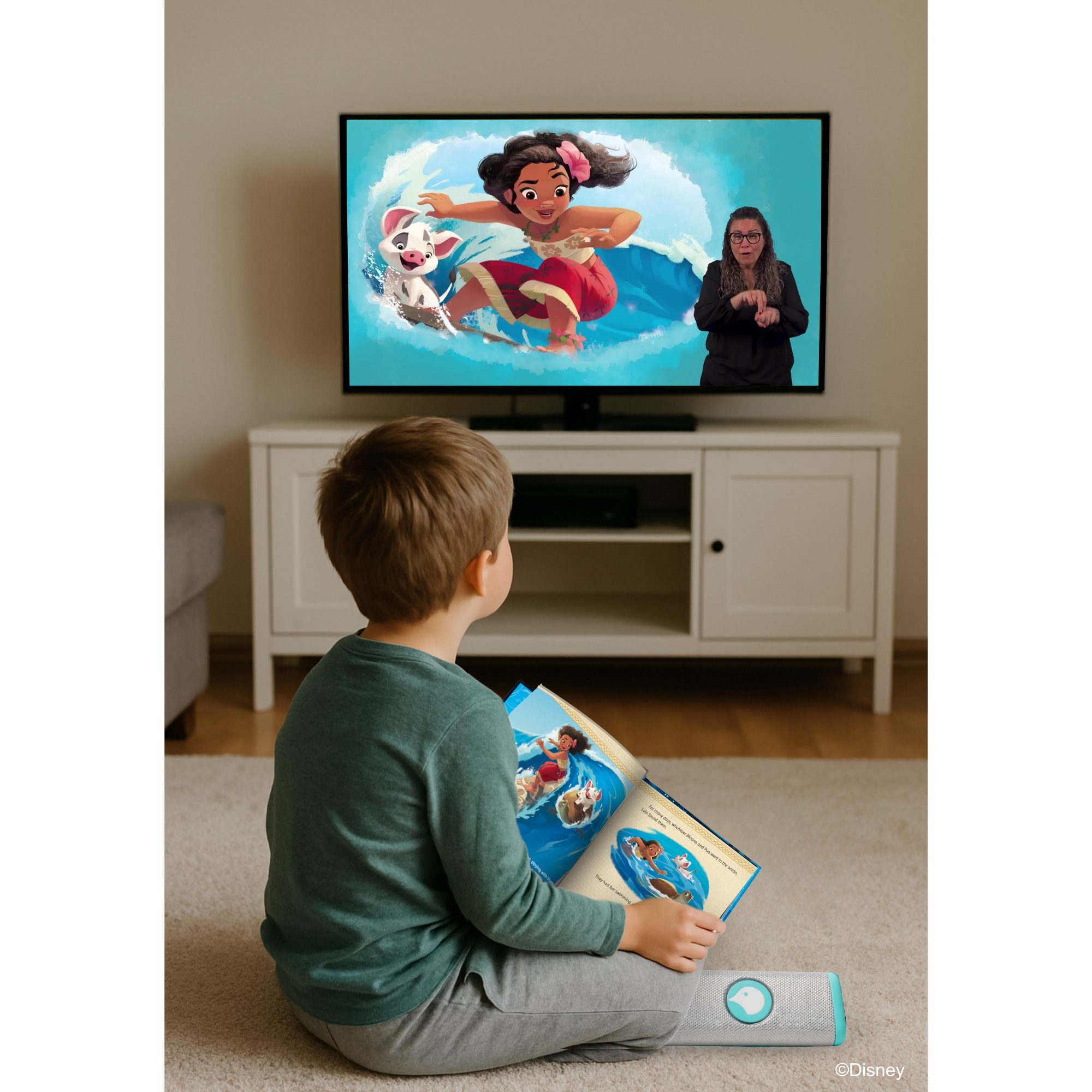 Disney | Birde Frozen Player + 5 Auslan Tap & Play Book Bundle