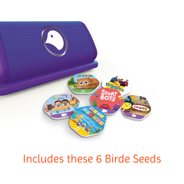 Birde Player with Wireless Charging Dock - Purple