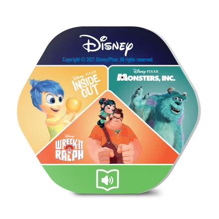 Disney - Monsters Inc., Wreck-It Ralph, Inside Out